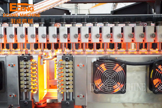 เครื่องเป่าขวด PET 6 ช่อง 49kw 10000BPH อัตโนมัติอย่างเต็มที่