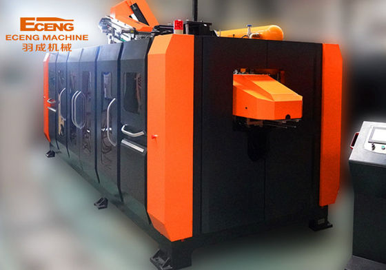 เครื่องเป่าขวดพลาสติกยืดขวด PET Servo Motor 8 ช่องสำหรับน้ำดื่ม