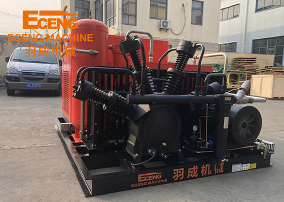 40Bar Screw Air Compressor Booster 8.0m3 / Min สำหรับอุตสาหกรรมเป่าขวด PET