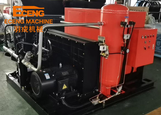 40Bar Screw Air Compressor Booster 8.0m3 / Min สำหรับอุตสาหกรรมเป่าขวด PET