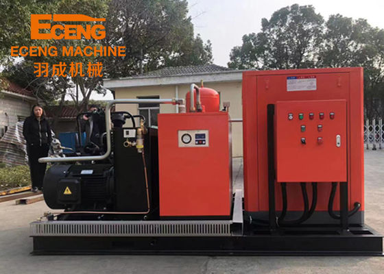 40Bar Screw Air Compressor Booster 8.0m3 / Min สำหรับอุตสาหกรรมเป่าขวด PET
