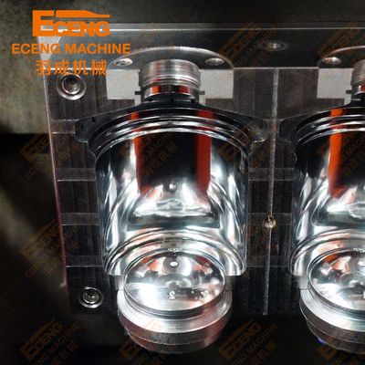 ขวดเครื่องดื่ม 5000ml เครื่องเป่าขวด PET กึ่งอัตโนมัติแบบยืดได้ 2 ช่อง