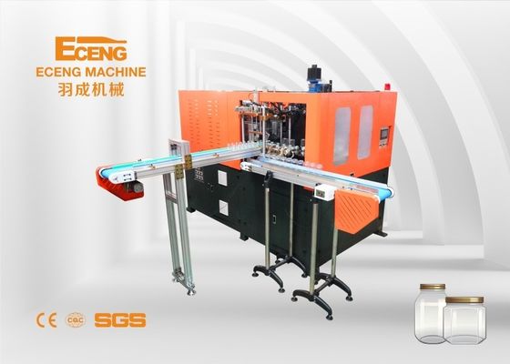J2 3000BPH เครื่องเป่าพลาสติกปากกว้าง เครื่องพัดเป่ากระชับแบบอัตโนมัติเต็ม