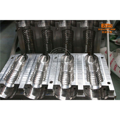 SMC เครื่องเป่าขวดพลาสติกอัตโนมัติ 4 ช่องผลิตขวดน้ำแร่
