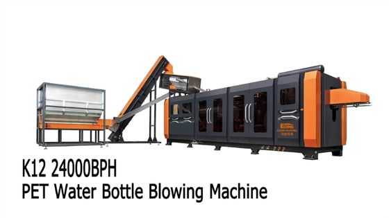 เครื่องเป่าขวด PET แบบน้ำอัตโนมัติ 750ml 56kW