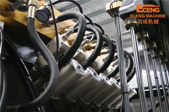 เครื่องเป่าขวด PET Preform แบบกลม Eceng DELTA PLC Contorl Bottle ปาก Dia 30mm