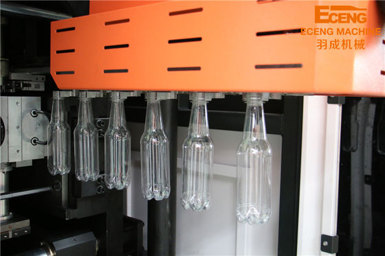 10000bph เครื่องเป่าขวดพลาสติกอัตโนมัติ 6 ช่องขึ้นรูปขวด PET