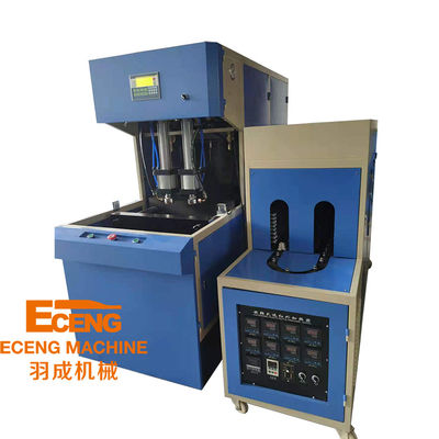 5L Snack Bottle Pet Stretch Blow Molding Machine 2 ช่องกึ่งอัตโนมัติสำหรับ 2L