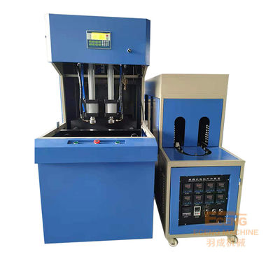 5L Snack Bottle Pet Stretch Blow Molding Machine 2 ช่องกึ่งอัตโนมัติสำหรับ 2L